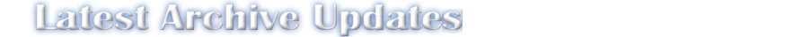 More Archive Section Updates